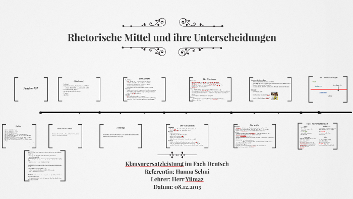 Rhetorische Mittel und ihre Unterscheidungen by Hanna Selmi on Prezi