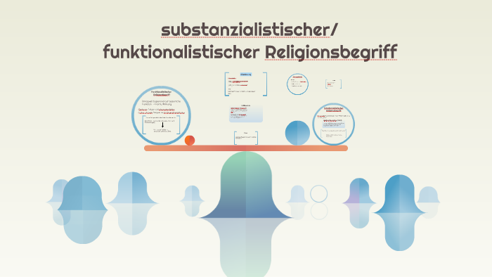 Substanzialistischerfunktionalistischer Religionsbegriff By - 