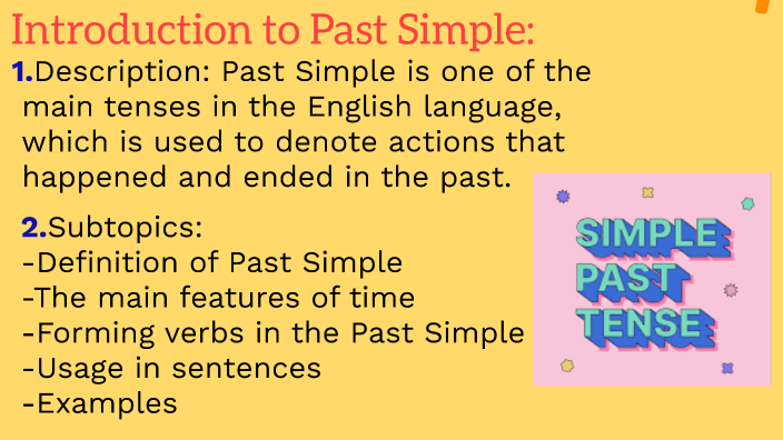Introduction to Past Simple: by Angelina Druzenko on Prezi