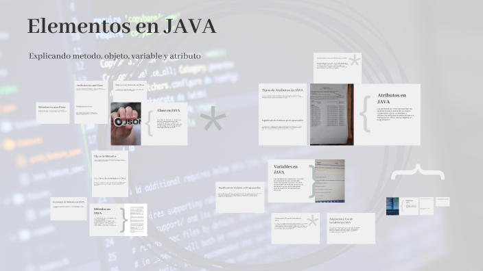 Elementos en JAVA by Ricardo Carrillo on Prezi