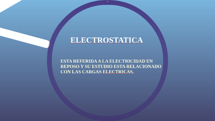 LAS LEYES ELECTROSTATICAS by Richard Edisson Huayanay Esteban