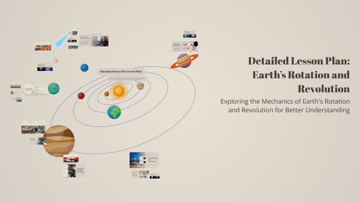 Detailed Lesson Plan: Earth’s Rotation and Revolution by Jovelyn Alon ...