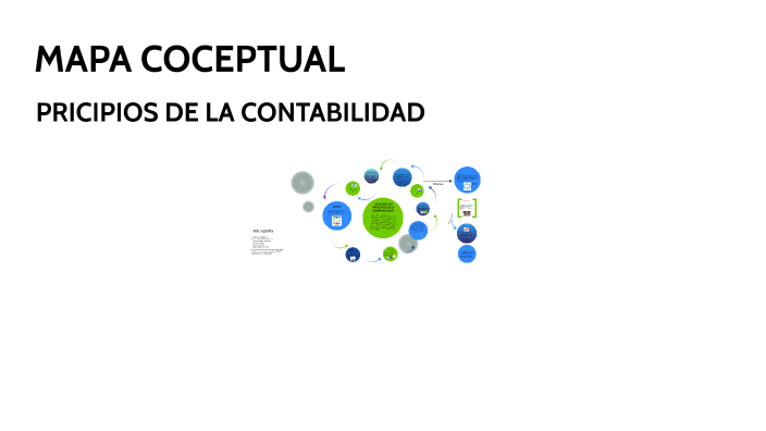 Mapa Conceptual Principios De La Contabilidad By Norma Montes De Oca 2011