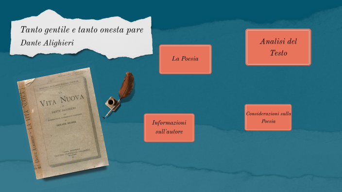 Figure Retoriche Tanto Gentile E Tanto Onesta Pare Tanto gentile e tanto onesta pare by Germano Morisco on Prezi