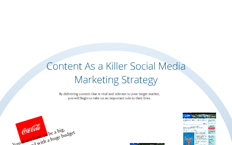 Content as a Killer Social Media Marketing Strategy by Tyrona Heath on ...
