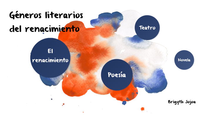 Géneros literarios del renacimiento by Brigyth Chamorro on Prezi
