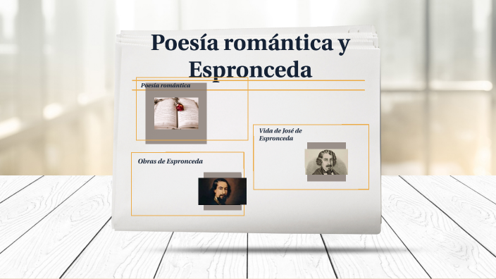 La poesía romántica y Espronceda by teresa bonilla on Prezi