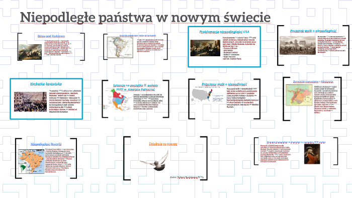 Sprawdzian Z Hisu Niwpodległe Panstwa W Nowym Swiecie