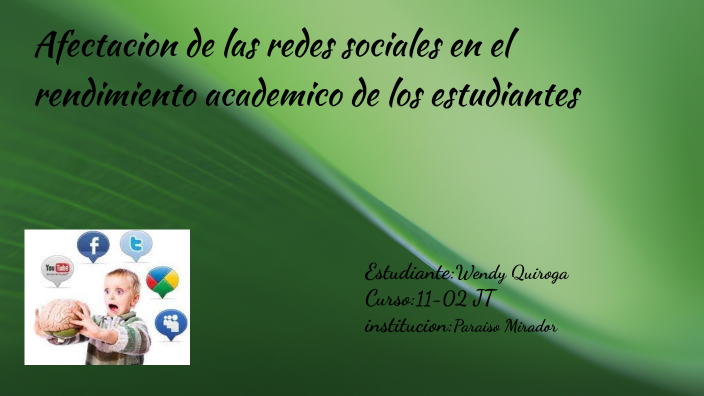 afectación de las redes sociales en el rendimiento académico en los
