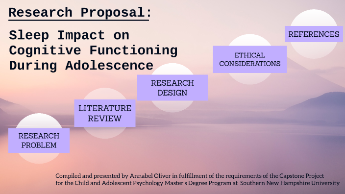 Sleep Impact On Cognitive Functioning During Adolescence By Annabel ...