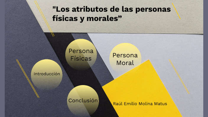 “Los atributos de las personas físicas y morales” by Raúl Emilio Molina ...