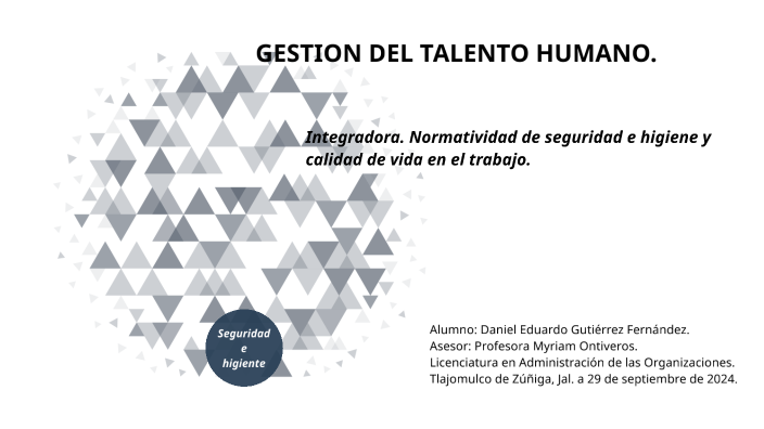 Gestion del talento humano by Daniel Gutierrez on Prezi
