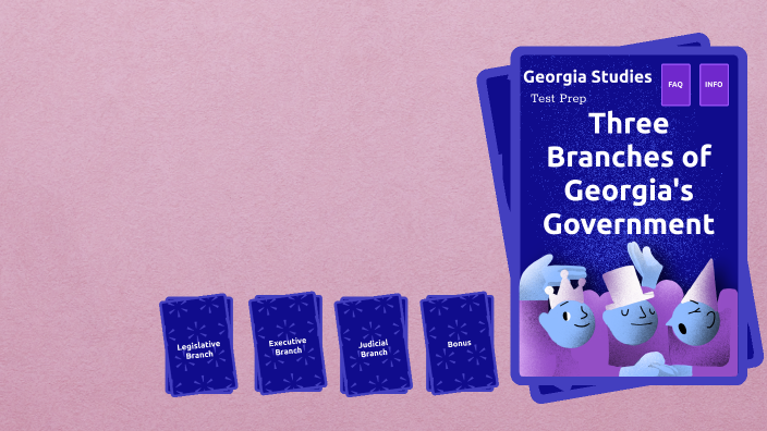 what are the three branches of georgia's state government