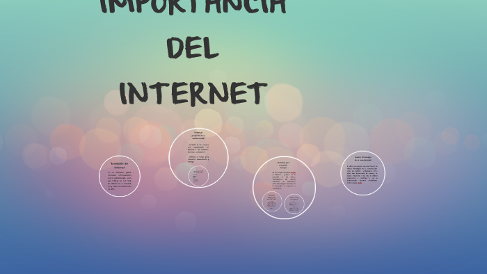 Importancia Del Internet By Tania Rocio