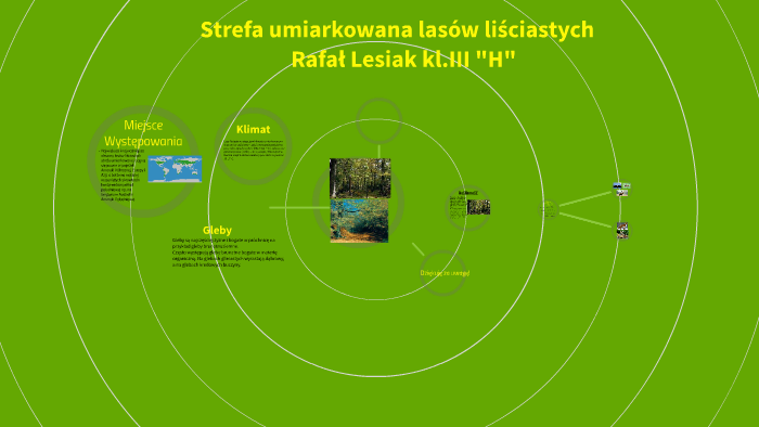 Strefa umiarkowana lasów liściastych by Rafal Lesiak on Prezi