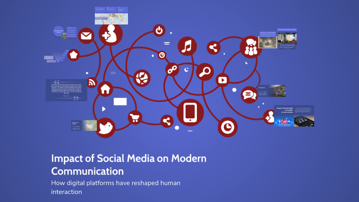 Impact of Social Media on Modern Communication by Rena rouge on Prezi