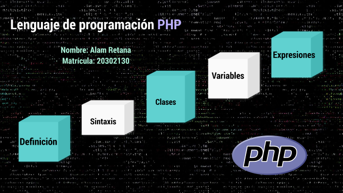 Lenguaje De Programación PHP By Alam Retana