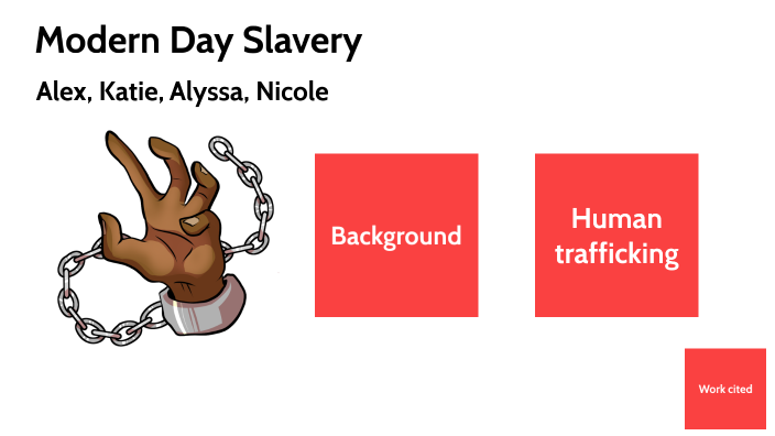 Modern Day slavery presentation by Alexander Rivera on Prezi