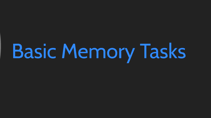 Memory Trait Basic Memory Traits by Madisyn Jones on Prezi