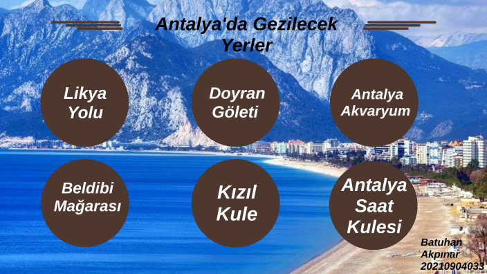 Antalya Da Gezilecek Yerler By Batuhan Akpınar On Prezi