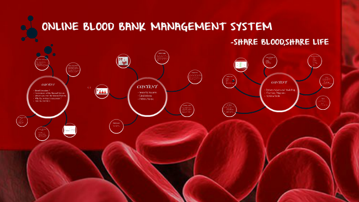 ONLINE BLOOD BANK MANAGEMENT SYSTEM By Sriman Cherukuru