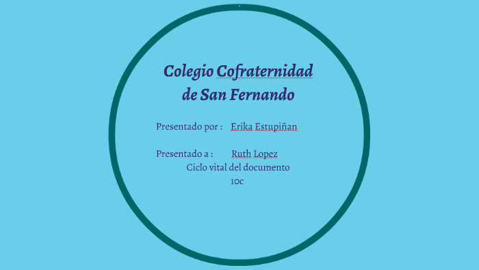 Colegio Cofraternidad De San Fernando By Erika Estupinan On Prezi