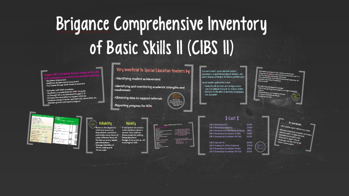 Brigance CIBS II by Megan Martineau on Prezi