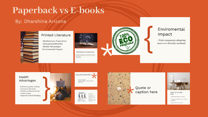 paperbacks vs ebooks essay