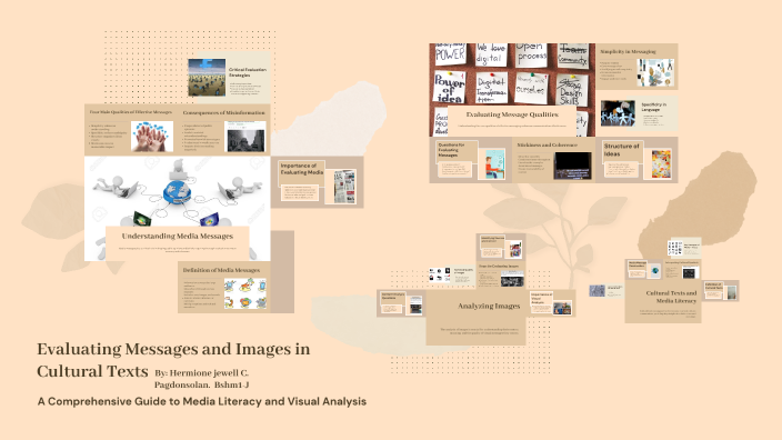 Evaluating Messages and Images in Cultural Texts by Hermionejewell ...