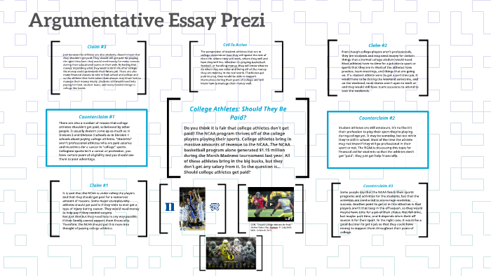 persuasive essay on why college athletes should be paid