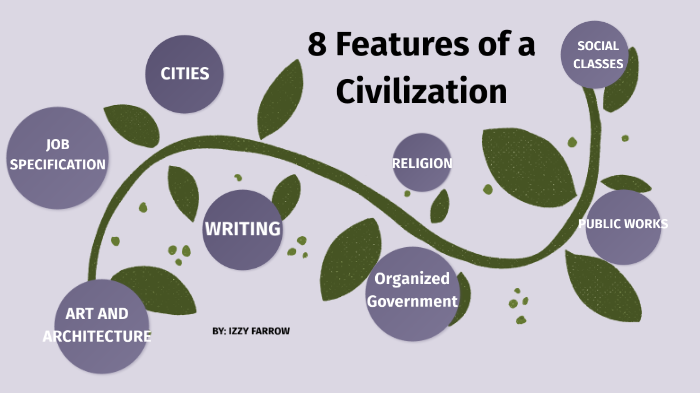 8 Features of a Civilization! by Isabel Farrow