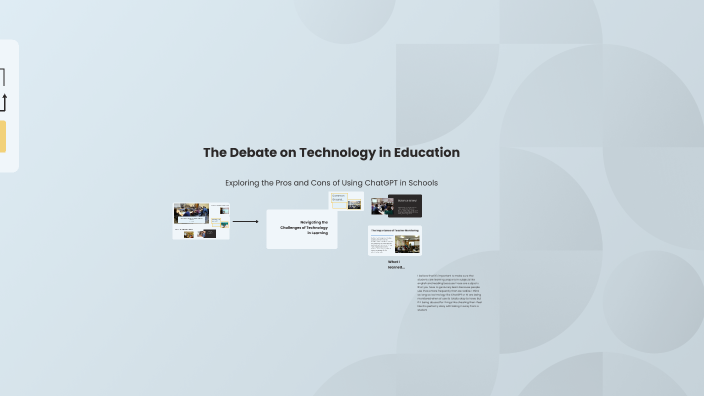 Navigating Technology in Education by sania cay on Prezi