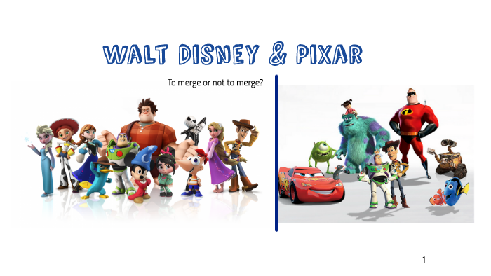 disney and pixar merger case study
