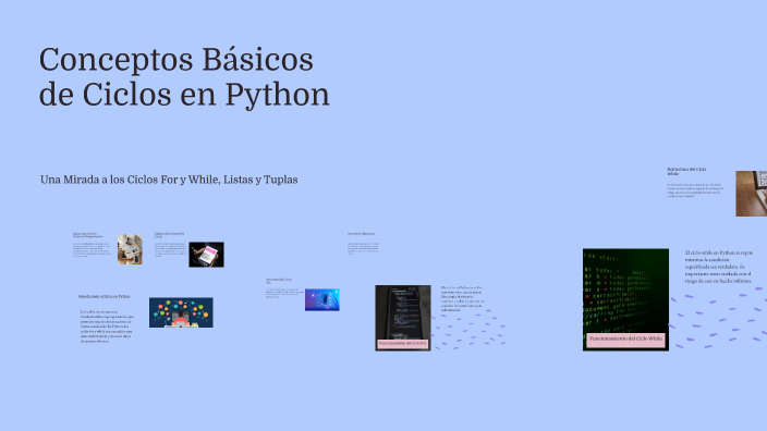 Conceptos Básicos de Ciclos en Python by Ariana Contreras Romero on Prezi