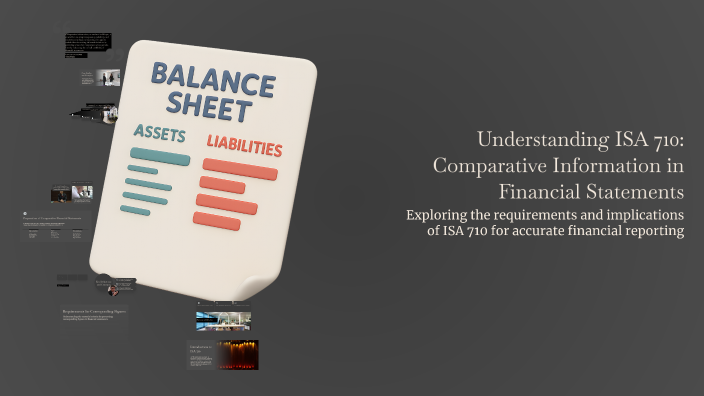 Understanding ISA 710: Comparative Information in Financial Statements ...