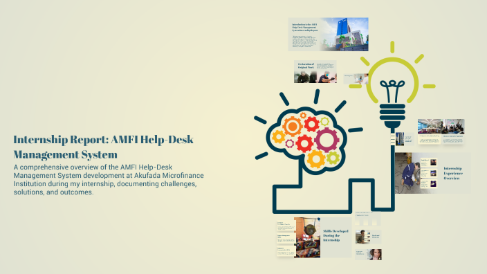 Internship Report: AMFI Help-Desk Management System by TESFU on Prezi