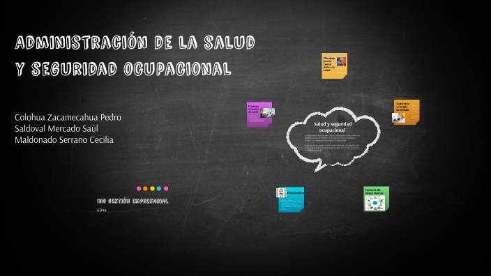 Administración de la Salud y Seguridad ocupacional by Lia Maldonado on ...