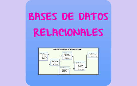 BASES DE DATOS RELACIONALES by beatriz roman on Prezi