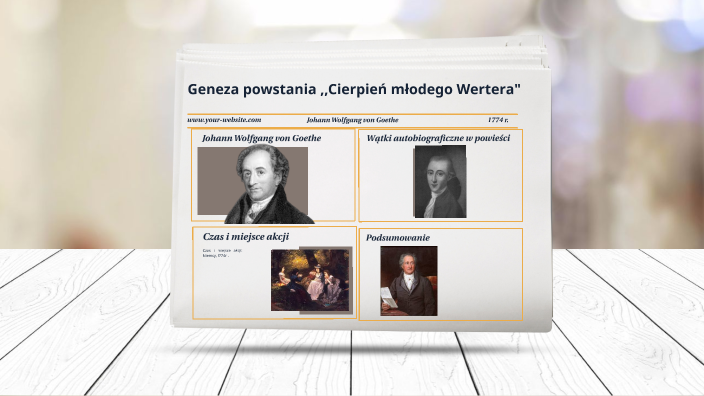 ,,Cierpienia młodego Wertera'' - geneza by sylwia brejta on Prezi