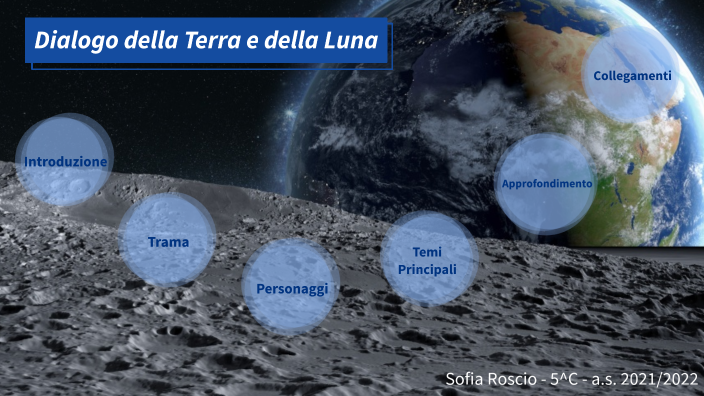 Dialogo Della Terra E Della Luna Dialogo della Terra e della Luna by Sofia Roscio on Prezi