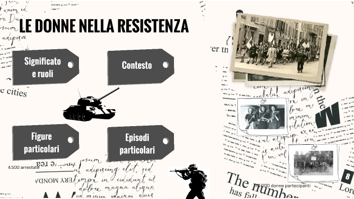 Le donne nella resistenza by Stella Di Porto on Prezi