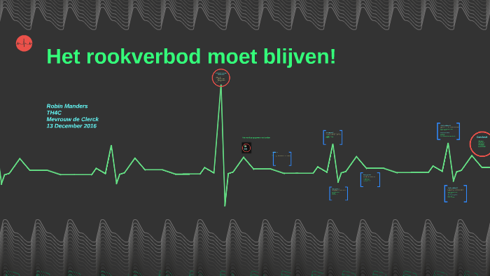 Het rookverbod moet blijven! by Robin Manders on Prezi