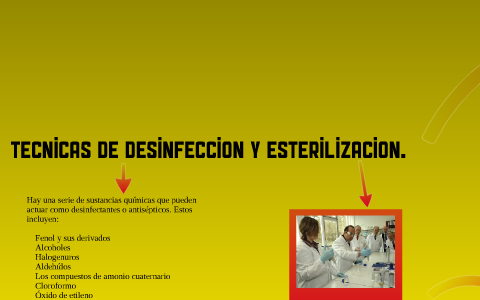 Tecnicas de desinfeccion y esterilizacion. desinfeccion con agentes ...