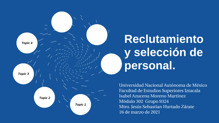 Reclutamiento y selección de personal by Isabel Azucena Moreno Martínez ...