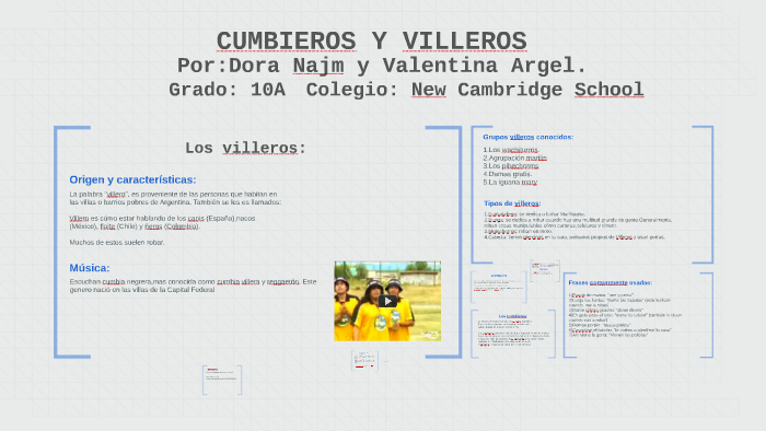 Los cumbieros y villeros by valentina argel on Prezi Next