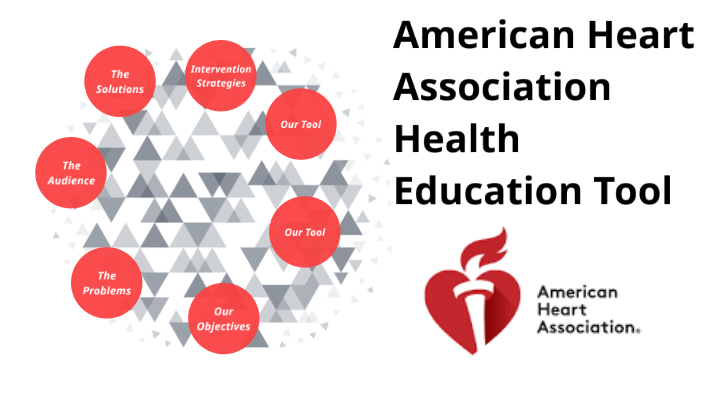 American Heart Association Health Education Tool By Vanessa Seidner On