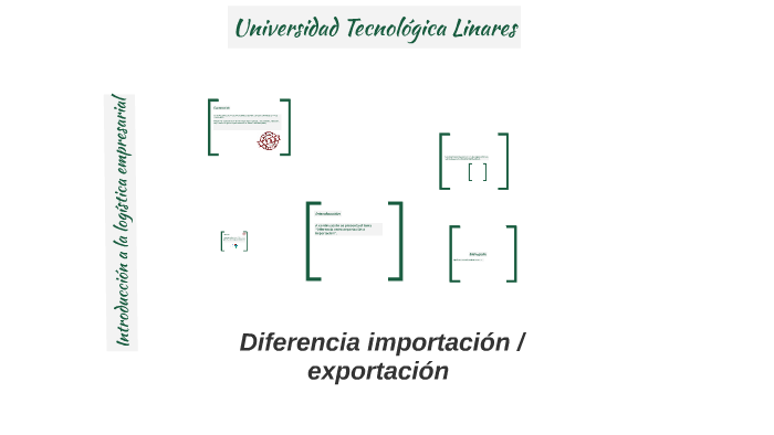 Diferencia Importacón / Exportación By Alondra Patricia López Sánchez