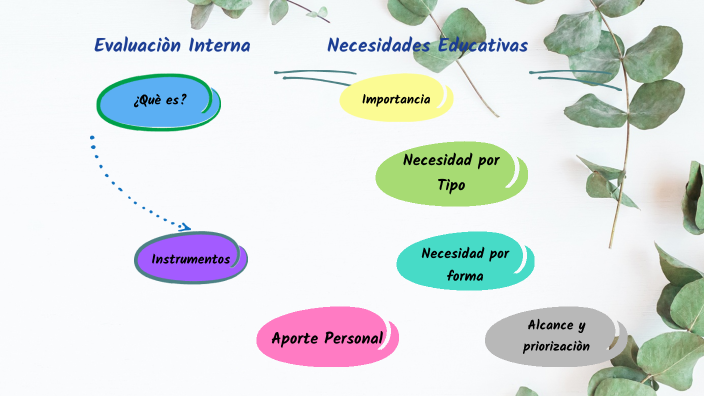 EVALUACIÒN INTERNA -NECESIDADES EDUCATIVAS by U.E. QUINTILIANO SANCHEZ ...