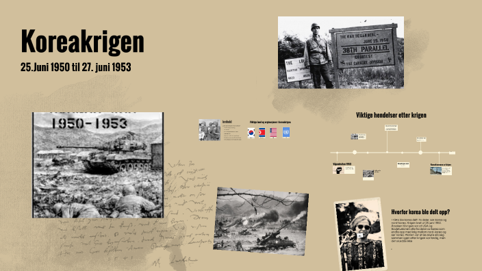 Koreakrigen 25.Juni 1950 til 27. juni 1953 by Simon Sjovold on Prezi