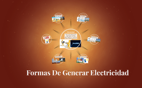 Formas De Generar Electricidad by Samuel Zaliv